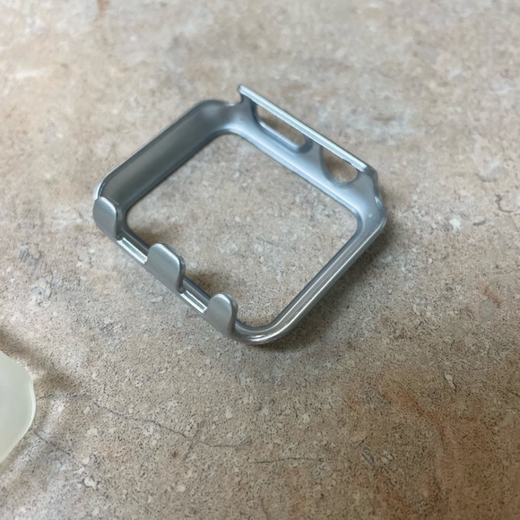 Bundle of 3 Silicone and Plastic Smart Watch Face Cases, 38 mm Face - Picture 4 of 6